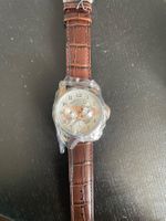 Cerruti 1881 Chronograph Uhr Roségold Lederband NEU