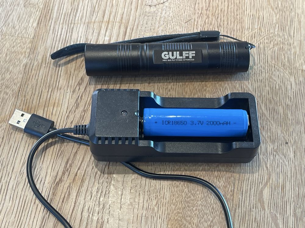 GULFF UV-Taschenlampe mit Akku & Ladegerät - Top Zustand! (Gebraucht ...