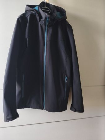 ICEPEAK Herren Softshell- Jacke Gr.54/L schwarz/blau
