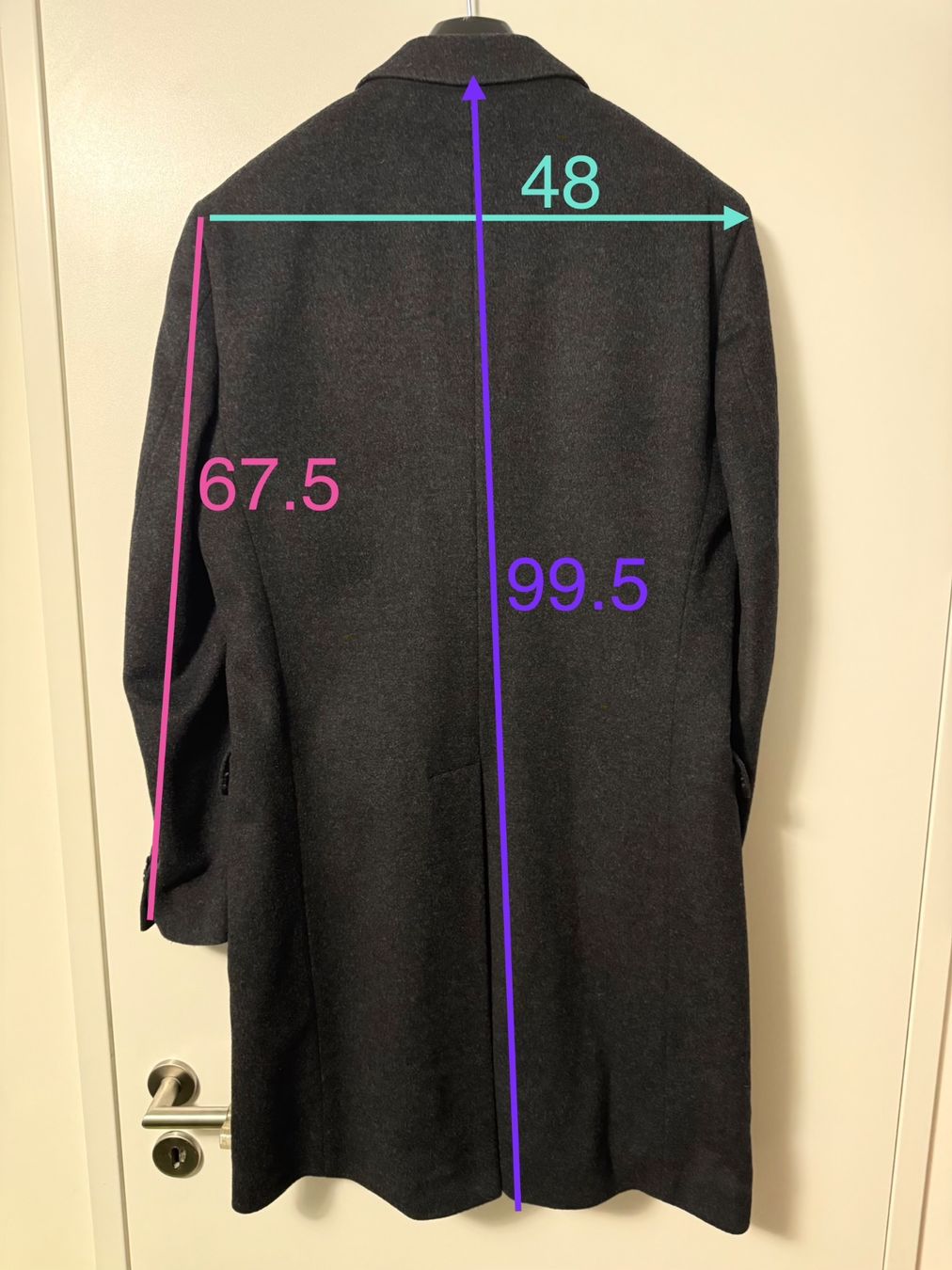 Manteaux: Classic men’s coat wool + cashmere, 48 – Neuf (Voir description) à Zug par Nat.yushkevich 9