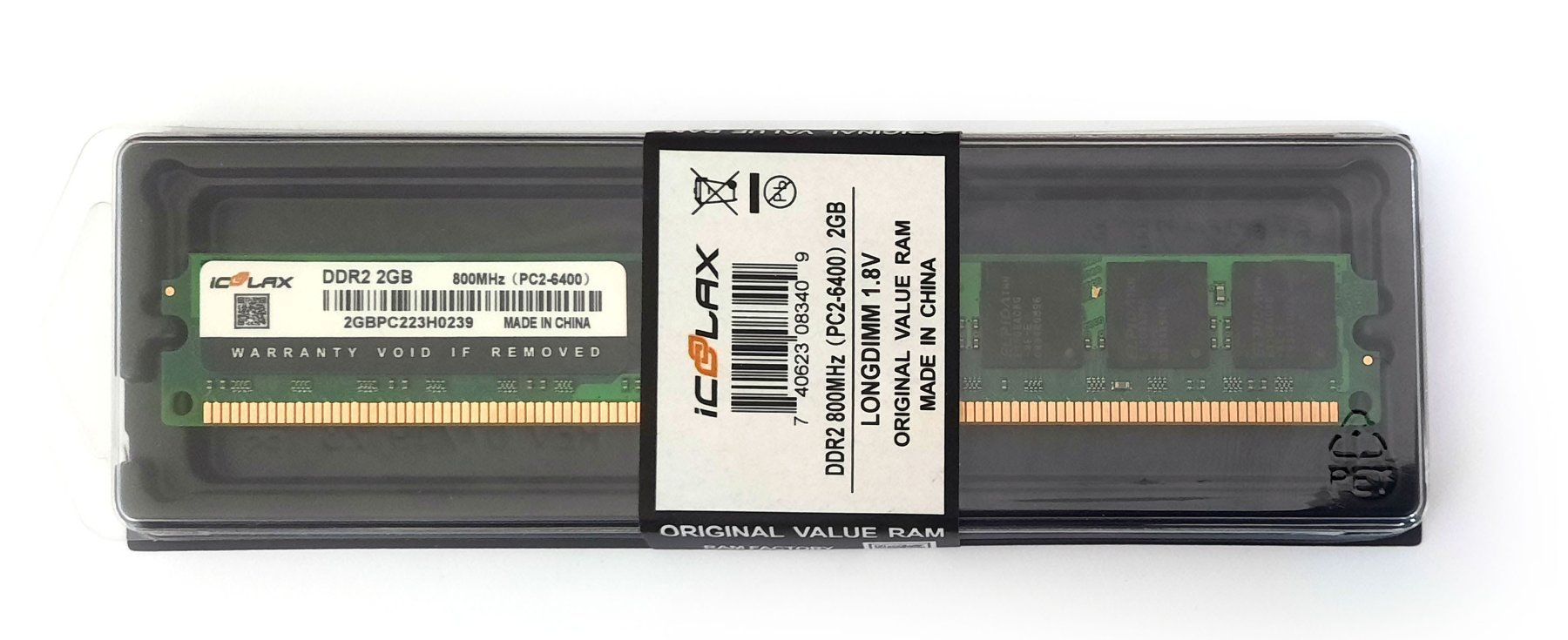 Memoria / RAM: DDR2 2GB LONGDIMM 1.8V – Nuovo e nell'imballaggio originale da Zeiningen venduto da VSA-AG