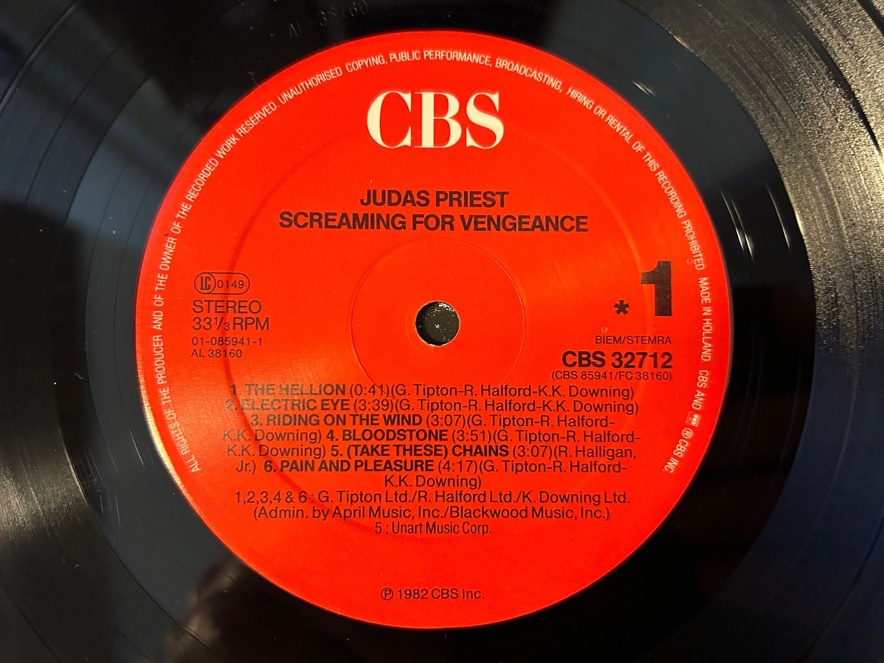 Dischi in vinile: Judas Priest - Screaming for Vengeance – Usato da Aesch BL venduto da BlueMusicRecords 4