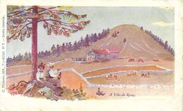 Litho. Tête-de-Rang, RARE La Chaux-de-Fonds, Neuchâtel
