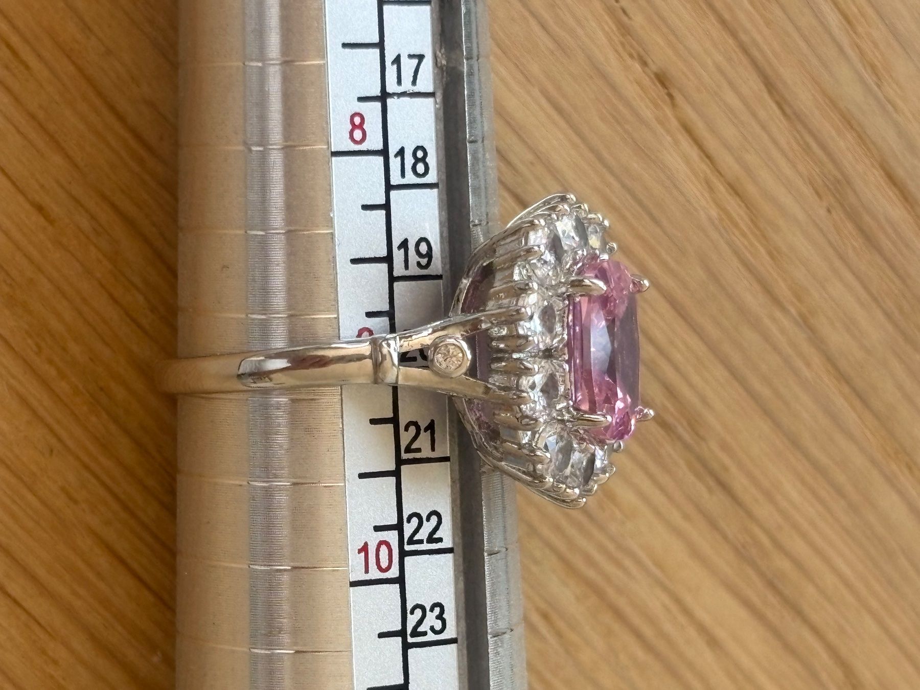 Anelli: Luxus Elegante Gr.19/9 Ring Farbe: Silber/Rosa – Nuovo (secondo la descrizione) da Biel-Bienne venduto da Roserosse13 7