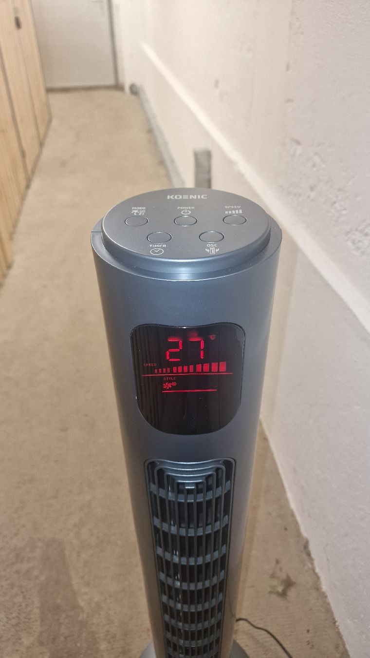 Ventilatori: Standventilator KOENIC mit Fernbedienung, gebraucht – Usato da Bözberg venduto da Mickey87.