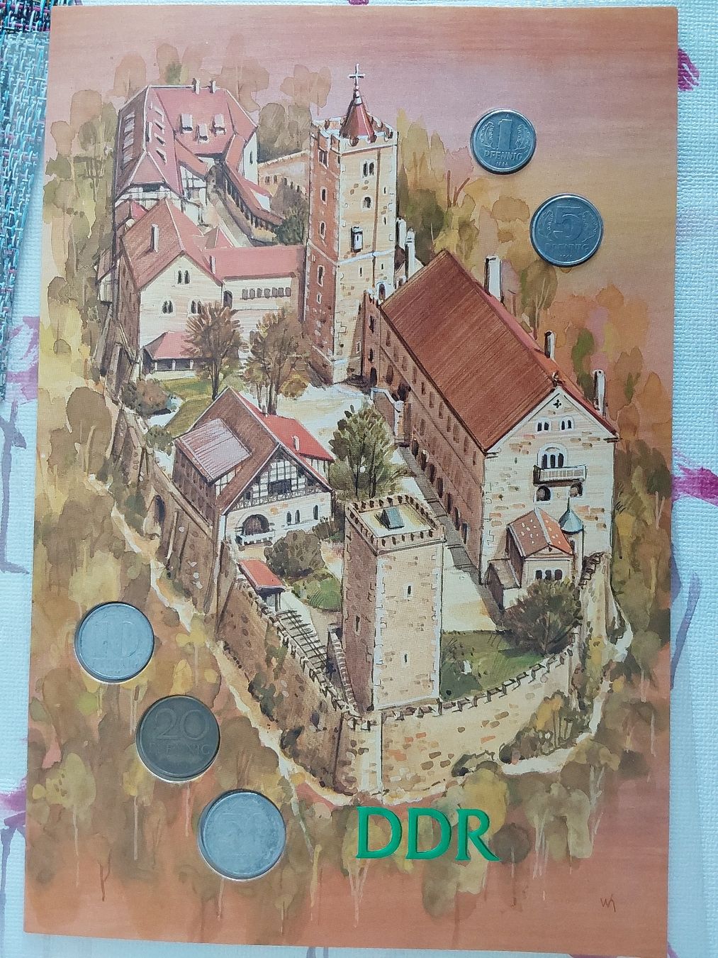 Tutti le monete: Münzblatt DDR  – Usato da St. Gallen venduto da aha_2prr