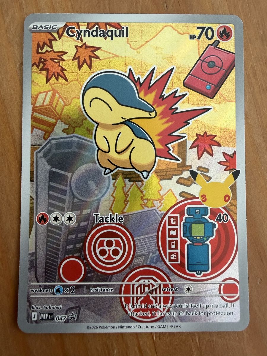 Pokémon Cartes à collectionner: Gyndaquil (MEP047) – Neuf (Voir description) à Vevey par Matx