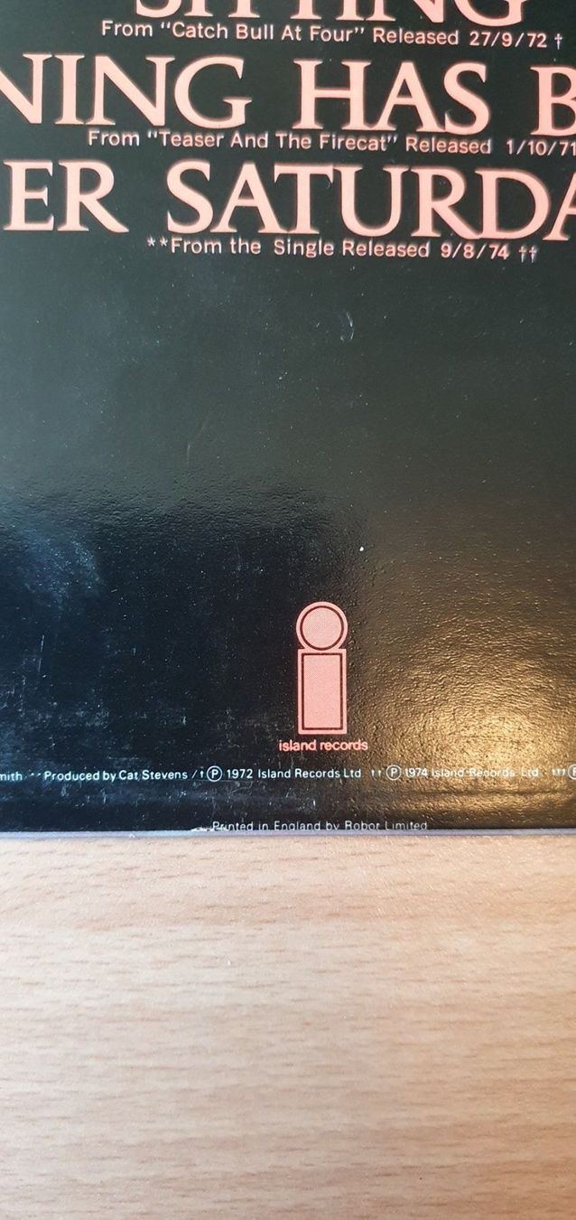 Schallplatten: Cat Stevens Greatest Hits, Vinyl, 1975 – Gebraucht aus Rheineck von Jmurmeli 2