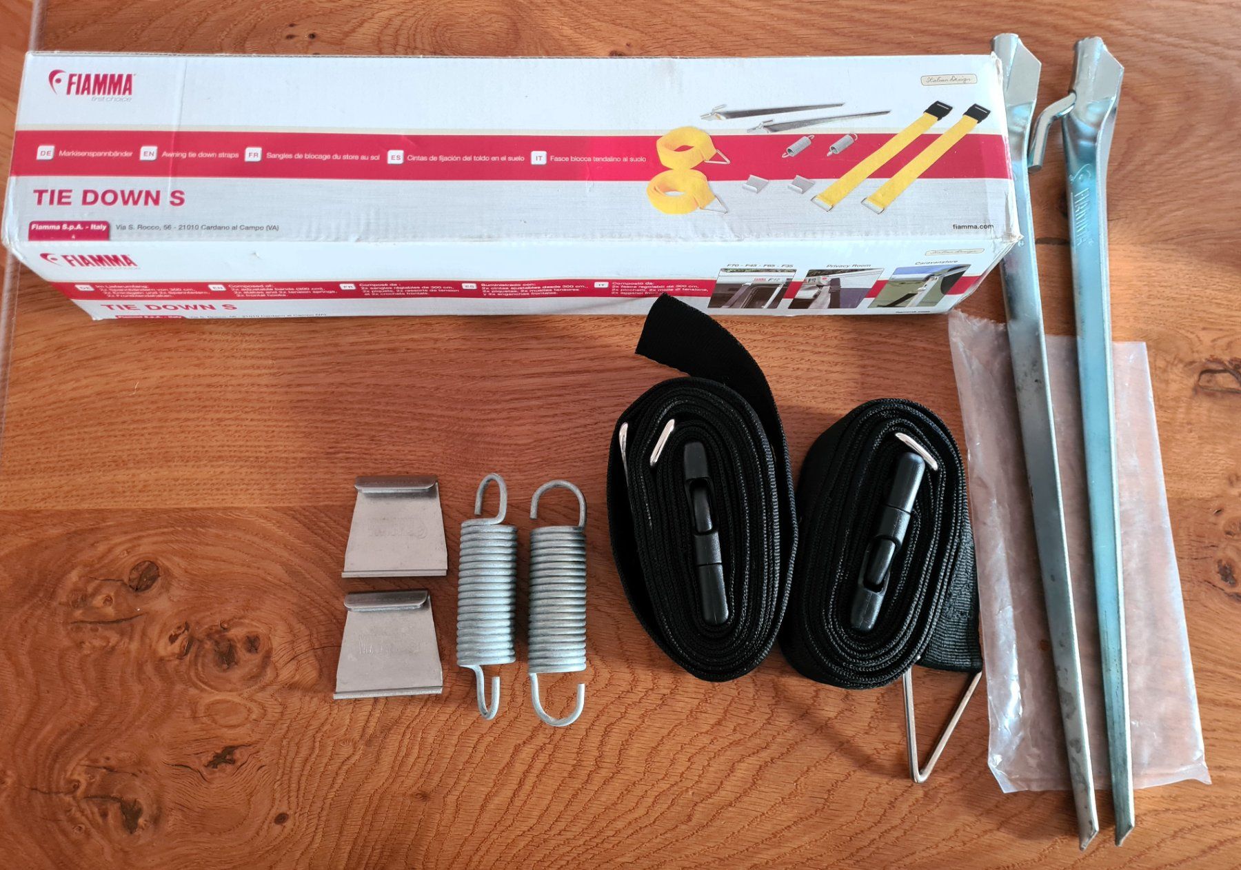 Fiamma Tende da sole: Fiamma Tie Down S Kit, Farbe: schwarz – Nuovo (secondo la descrizione) da Thundorf venduto da 2fast4you07
