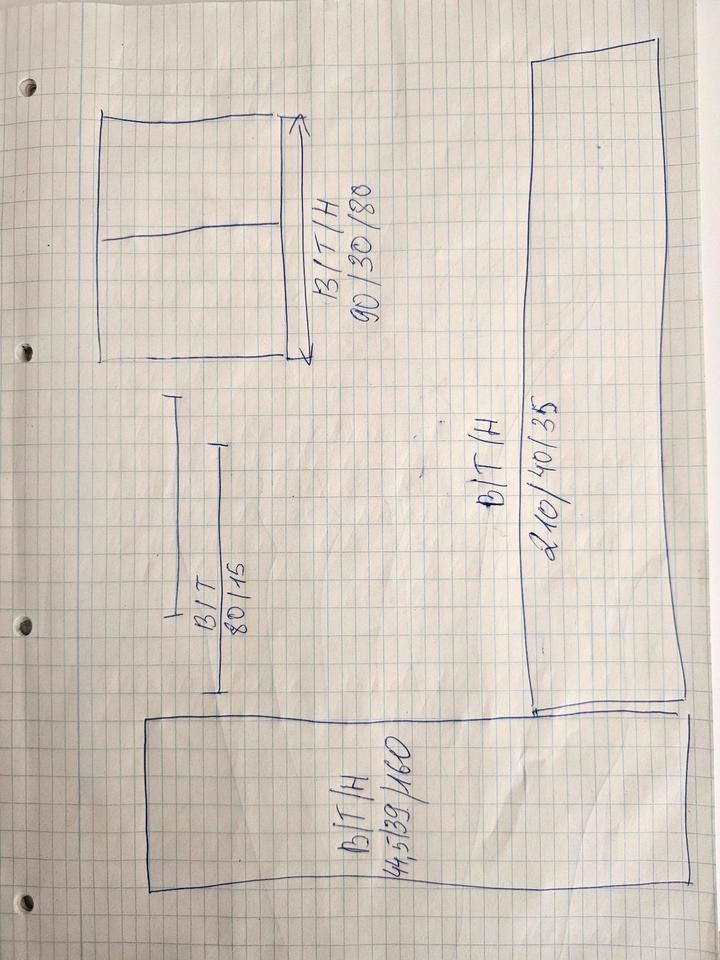 TV Möbel: Wohnwand 5-teilig, plus Sideboard in Betonoptik – Neu (gemäss Beschreibung) aus Altnau von Tanii1980 3