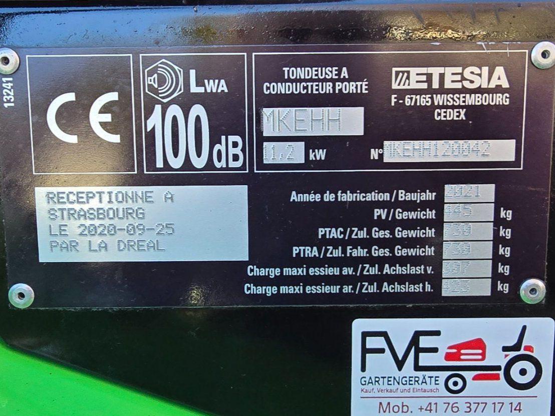 Tagliaerba: ETESIA MKEHH  2020 JG – Usato da Rain venduto da Fafan069 8