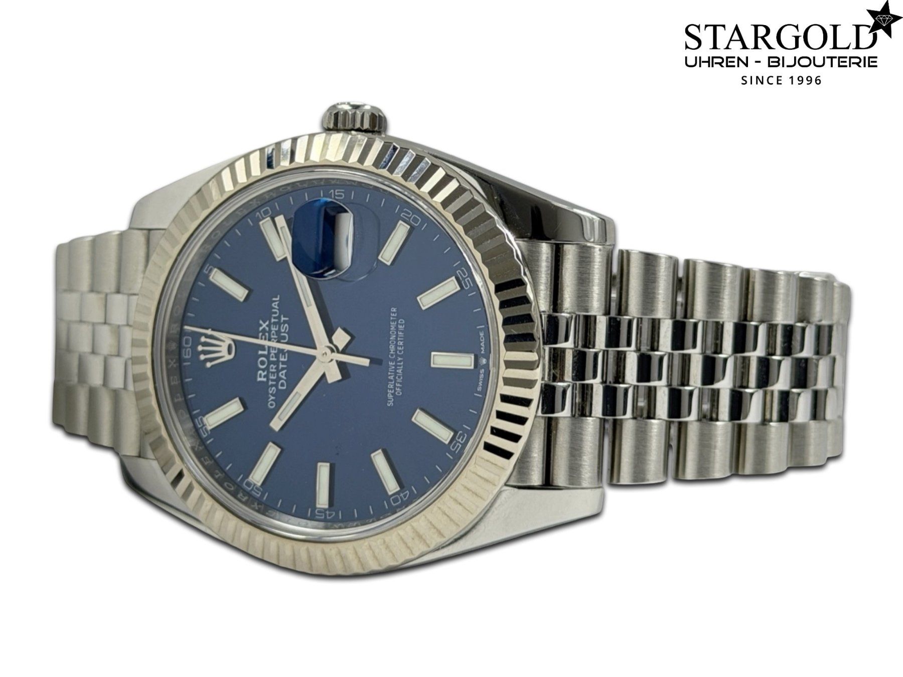 Rolex Uhren: Rolex Datejust 41 - 126334 - Blue Dial – Gebraucht aus Zürich von Stargold-Uhren 1