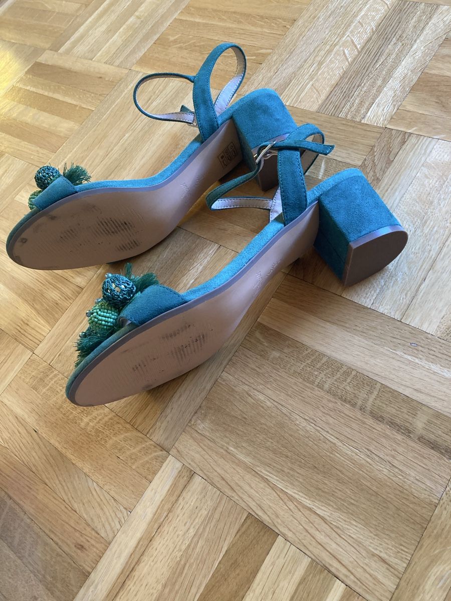 Scarpe da donna: Sandales vertes portées une fois – Usato da Pully venduto da bea_cn9h 2