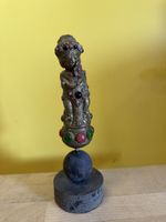 Antik Figur mit Schmucksteinen, 20cm.