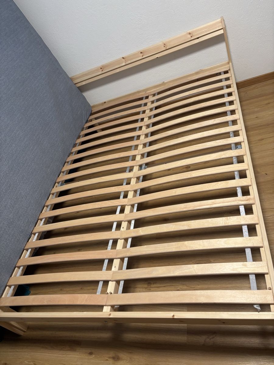 Ikea Letti: IKEA Bed Frame with Mattress & Slatted Base – Usato da Dielsdorf venduto da lha_6rrp 1