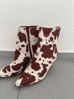 Stiefeletten im Cow-Print – Grösse 37 – NEU & ungetragen