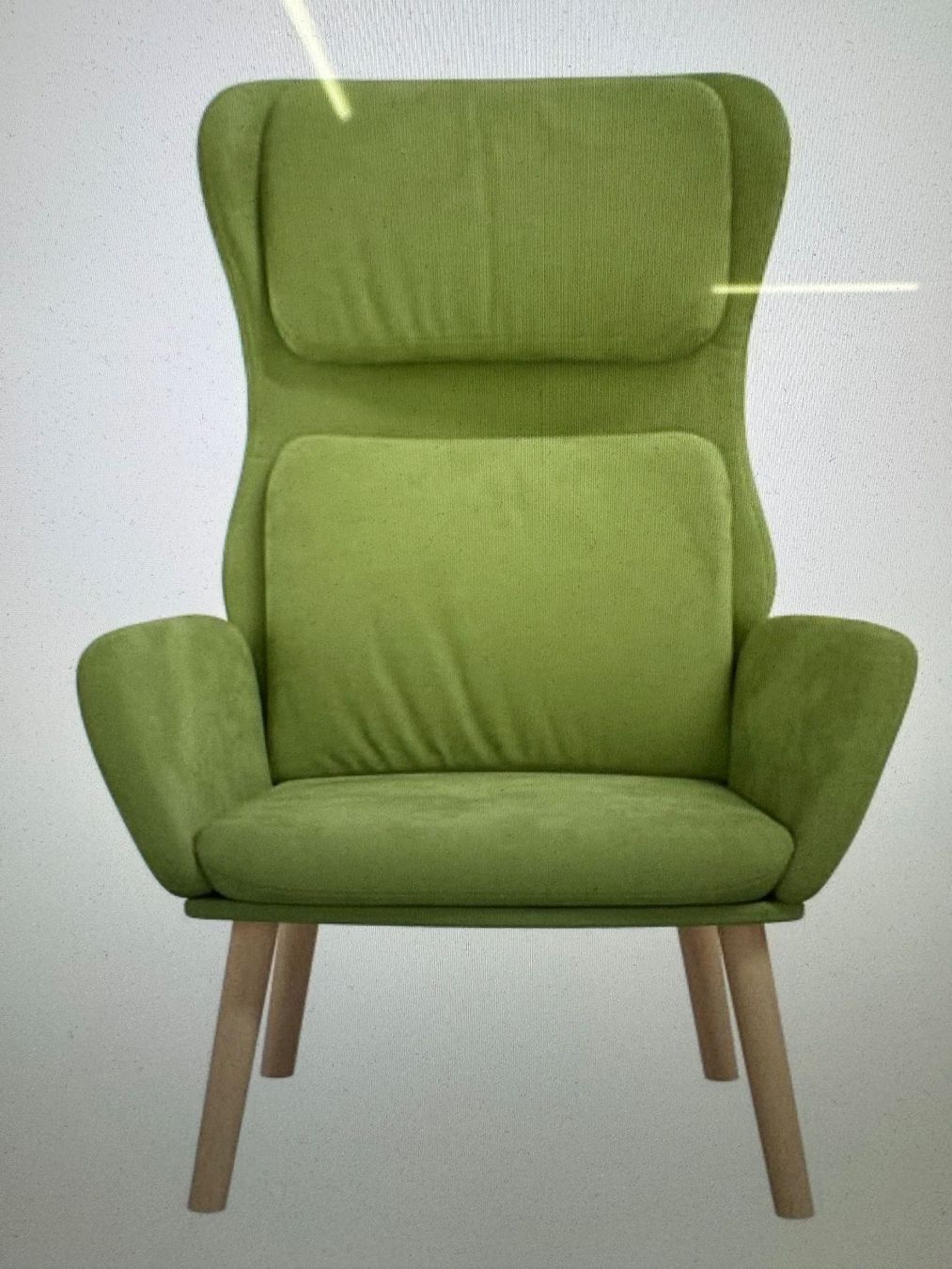 Vidaxl Poltrone: Fabrikneu Relaxsessel Hellgrün Samt / Nr. 319 – Nuovo e nell'imballaggio originale da Holziken venduto da brockolino 1