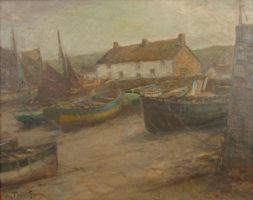 Franz Müller Gossen (1871-1946) - Sennen Cove, England