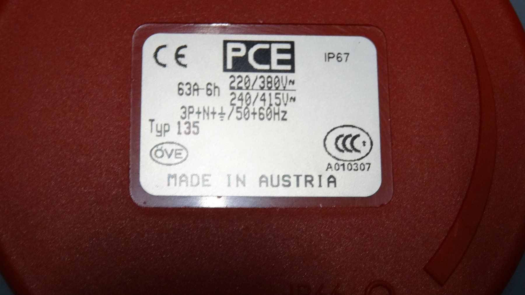 Spine: Steckdose + Stecker CEE 63 ab Fr. 20.-- – Usato da Lupfig venduto da JUTA09 2