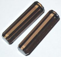 Mineralien Set L-6312 - 2 Stück Rauchquarz facettiert je 20x