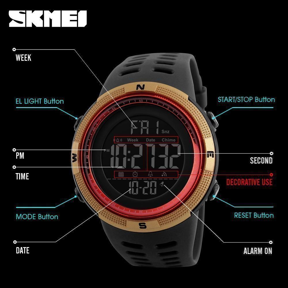 Smartwatch: ✅ Multifunktionale Sportuhr Digital – Neu und originalverpackt aus Wittenbach von ChinaSeidenstrasse 4