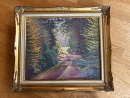 Tableau “Le chemin forestier” – Haurel – Encadré