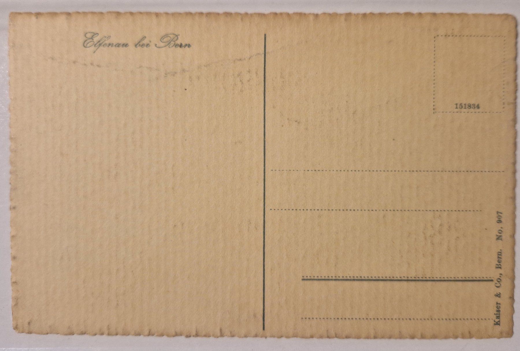Cartoline postali: Elfenau bei Bern, ungelaufen/alt – Nuovo (secondo la descrizione) da Melchnau venduto da Fishel 1