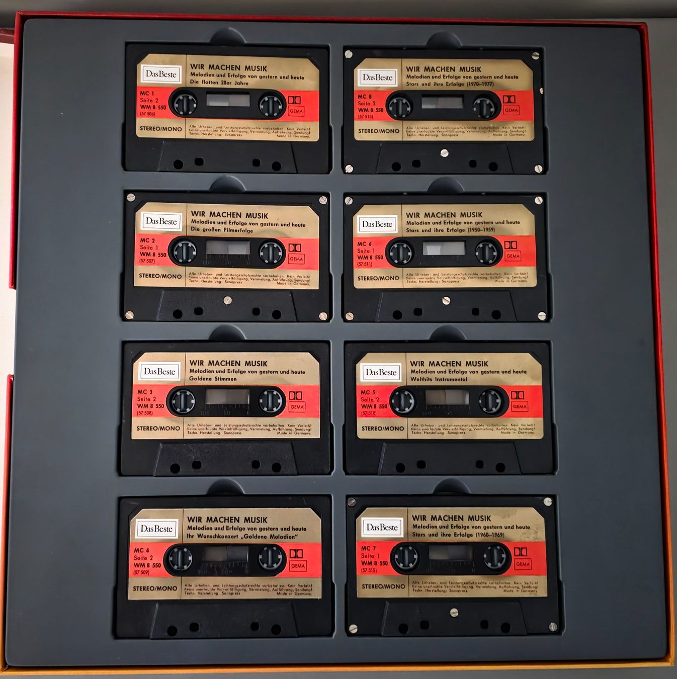 Musicassette: Various 8 MC's – Wir Machen Musik – Usato da Root venduto da atelier22 2