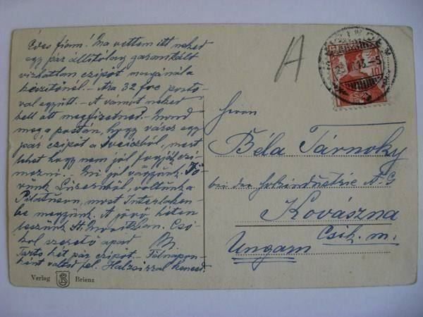 Cartoline postali: AK  Aareschlucht bei Meiringen – Usato da Gundetswil venduto da Egro01 1