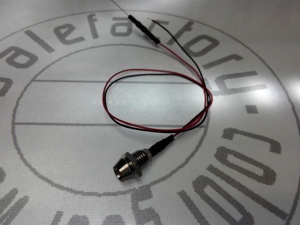 Componenti elettronici: LED 3mm verkabelt, im Halter, rot – Nuovo (secondo la descrizione) da Luzern venduto da Salefactory 2