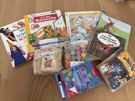 Kinderbücher, Puzzle, Lernspiele - grosses Set für Kinder!