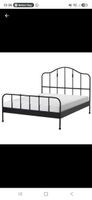 Ikea Bettgestell schwarz Metall 160x200 cm  + Rost