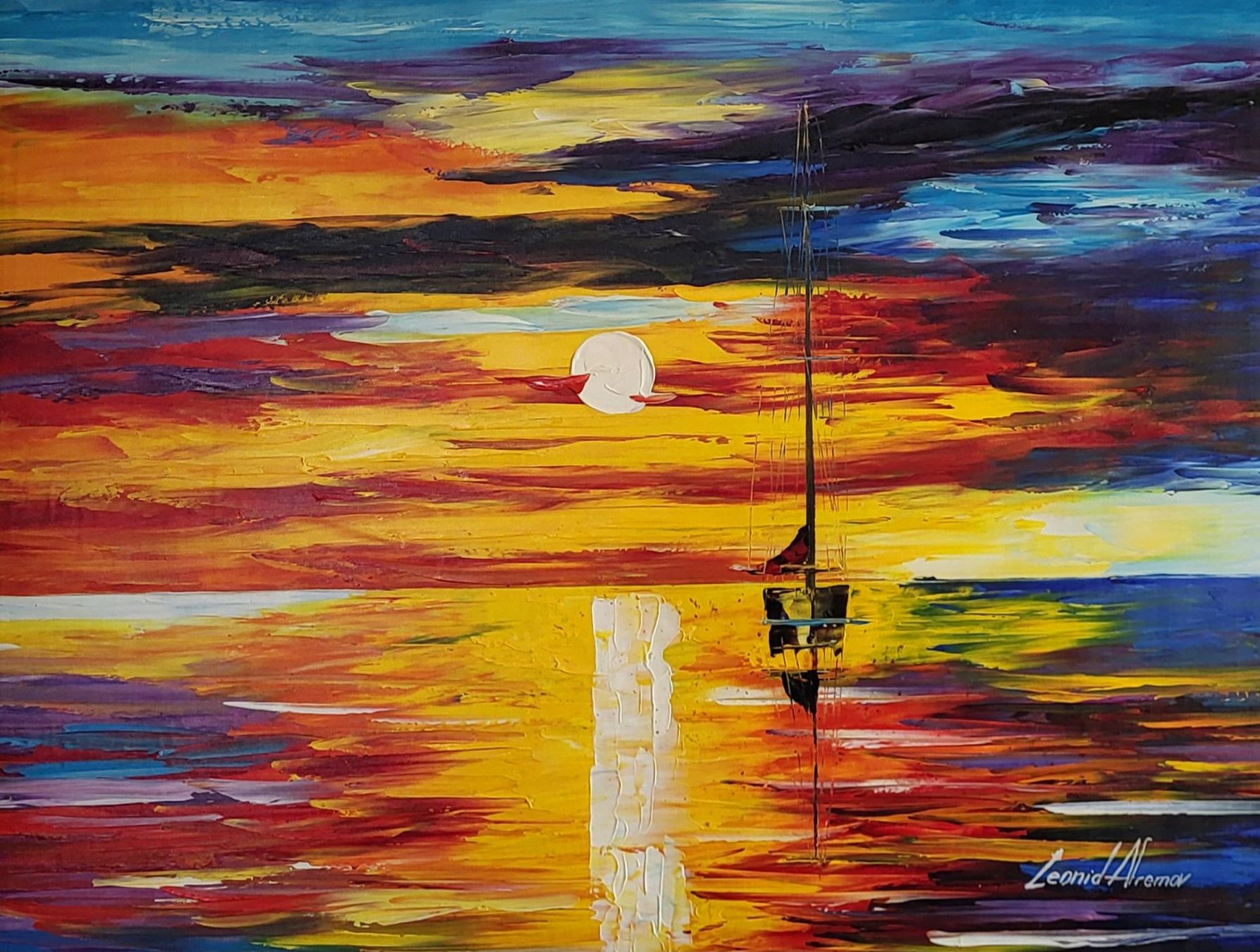 Dipinti: Öl Gemälde Leonid Afremov – Usato da Pratteln venduto da Se-s