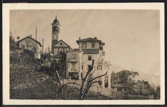 Ansichtskarten: AK Locarno, Panorama mit Kirche, 1922 – Gebraucht aus Berlin von bartko-reher