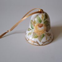 Pozellanglocke handbemalt vintage
