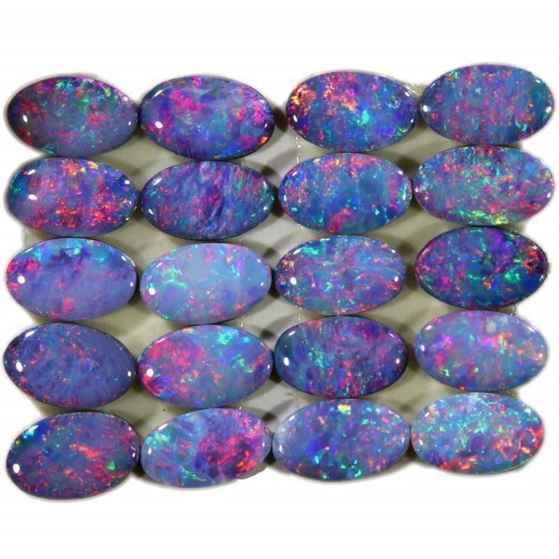 Pietre preziose: Australische Opal Dubletten 2.89Cts. – Usato da Bern venduto da Grindelwaldaus 1
