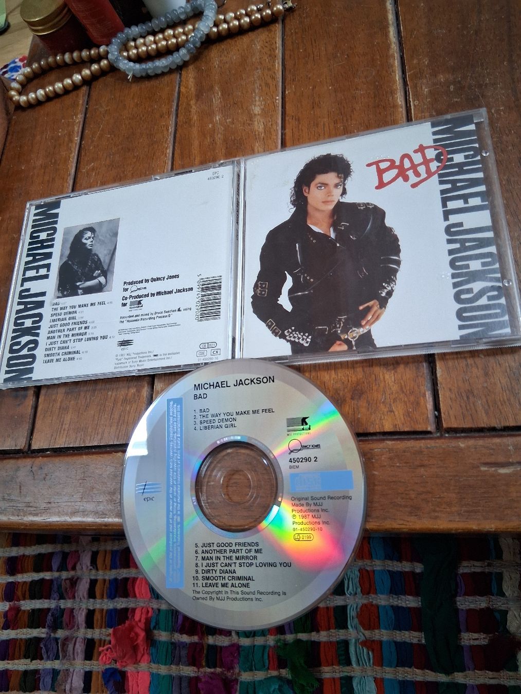 CD: Michael Jackson- Bad  – Usato da St-Cergue venduto da VeganWarrior