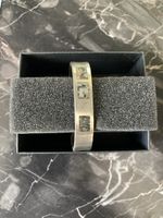 Armreif Silber mit Steinintarsien