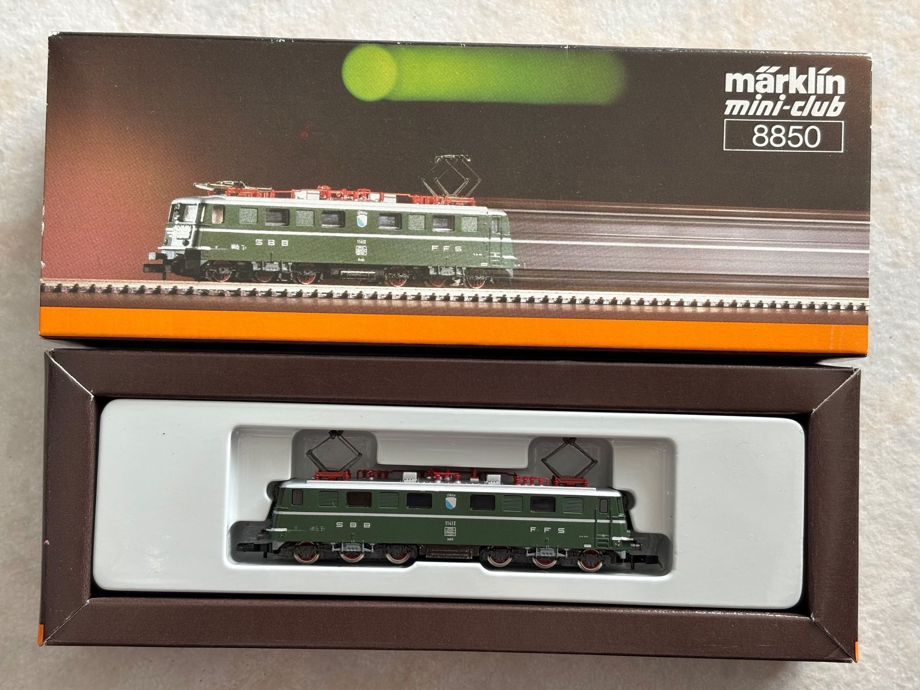 Märklin Modellini di ferrovie: Marklin Z 8850 Elok Ae 6/6 SBB – Nuovo (secondo la descrizione) da Hauterive NE venduto da eriamch