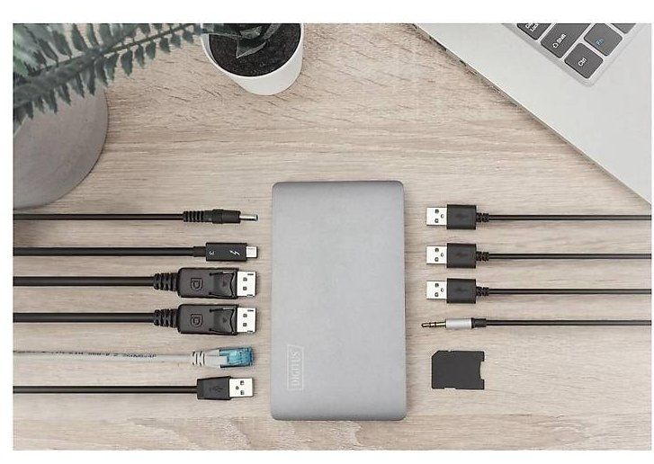 Hub & Switch: Digitus Thunderbolt 3 Dockingstation 8K, USB Type-C – Nuovo e nell'imballaggio originale da Böttstein venduto da R.Y.A.N.