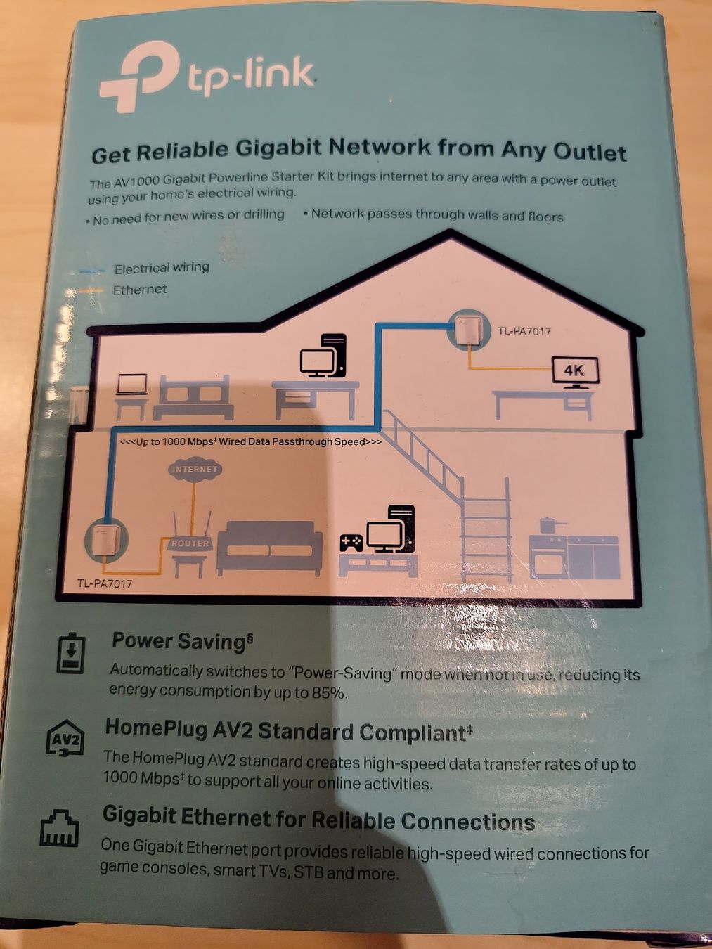 TP-Link Unità & Adattatore: Powerline Adapter TP-Link TL-PA7017 Gigabit – Nuovo (secondo la descrizione) da Bern venduto da Mosef 2