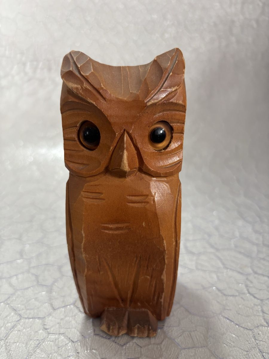 Altro per la casa: Holz Eule Bürstenhalter, Rarität. – Usato da Zürich venduto da Rita017 1
