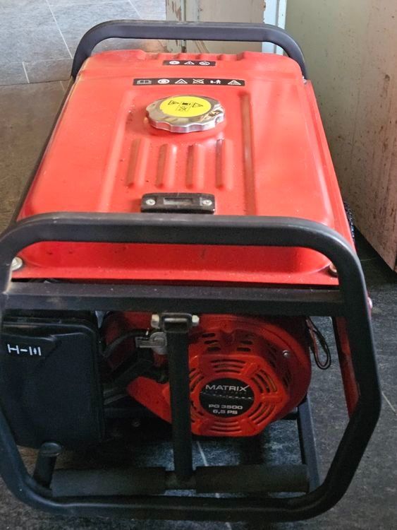 Generatori di corrente: Matrix Stromgenerator PG 3500 - Zuverlässig, Motor läuft!!! – Difettoso da Binningen venduto da vit_pqg9 1