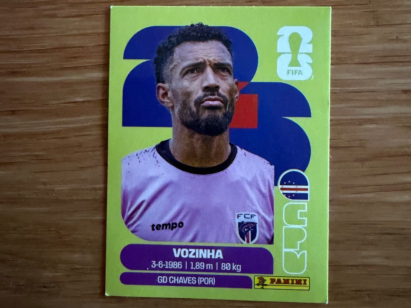 Panini Carte collezionabili: Panini CPV 2 Vozinha – Nuovo (secondo la descrizione) da Zürich venduto da bel5
