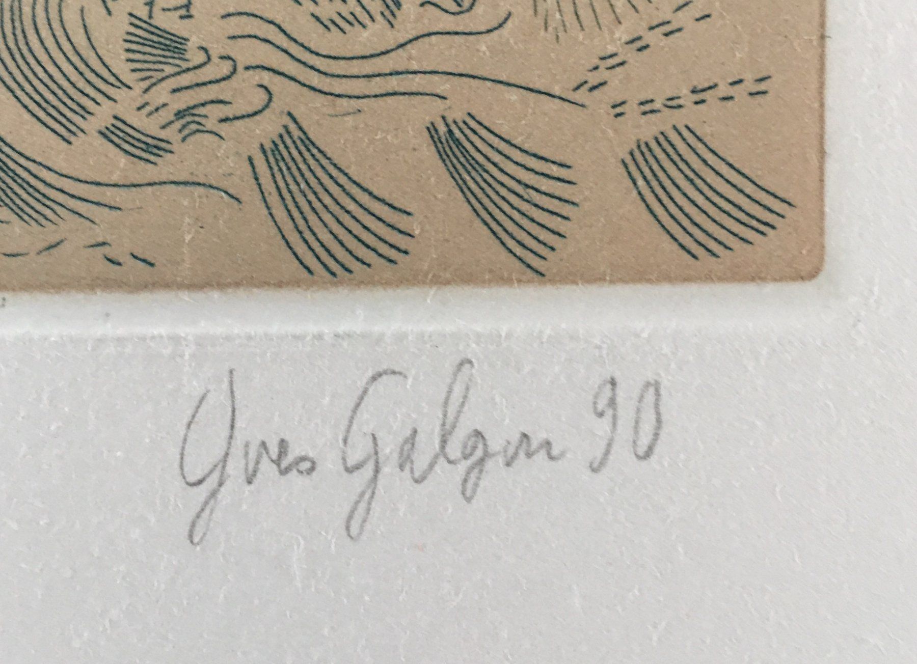 Dipinti: Yves Galgon "aufsteigend II" FARBRADIERUNG – Usato da Nennigkofen venduto da Schamane75 4