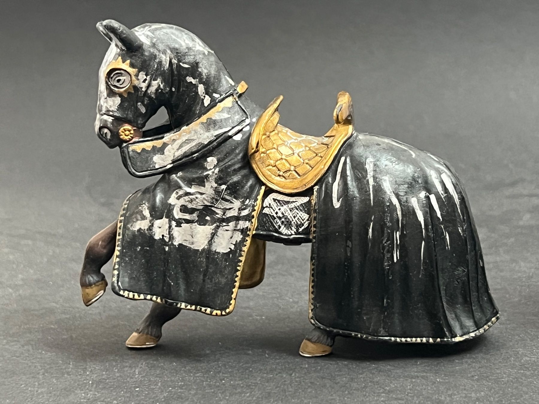 Schleich Statuette: Schleich Kreuzritter Pferde Ritter – Usato da Ennetbaden venduto da mapa05 3