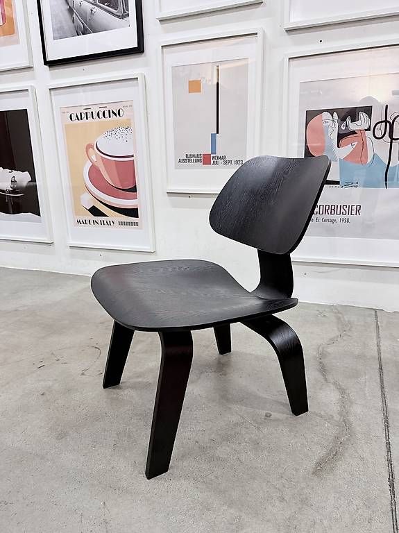 Sedie: VITRA Eames Plywood Replica Schwarz – Nuovo e nell'imballaggio originale da Basel venduto da used. 1
