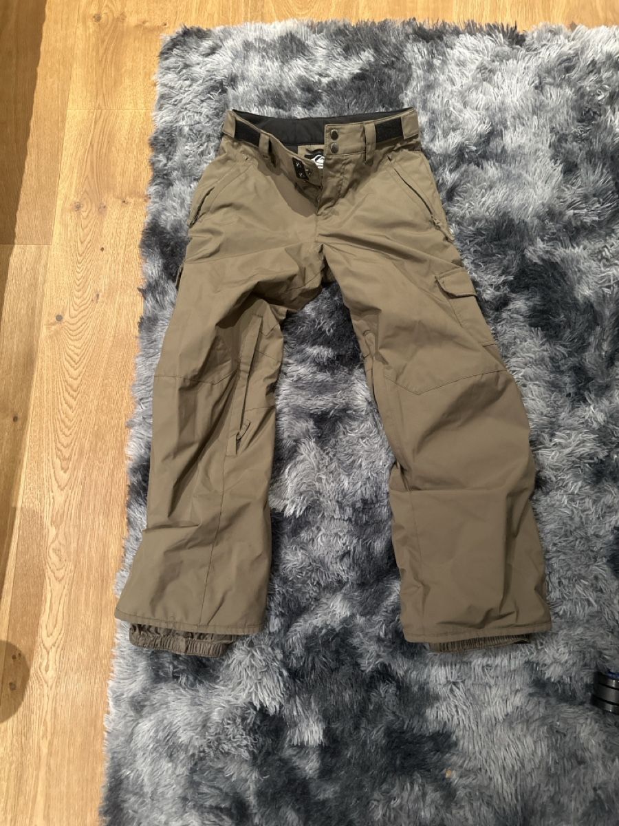 Quiksilver Pantalons: Braune Quicksilver Ski Hose – D'occasion à Thalwil par Markus6232