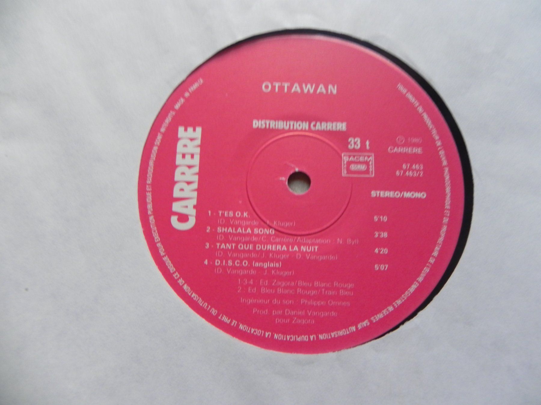 Dischi in vinile: LP Latin Disco Ottawan 1980 D.I.S.C.O. – Usato da Siebnen venduto da krimsie 4