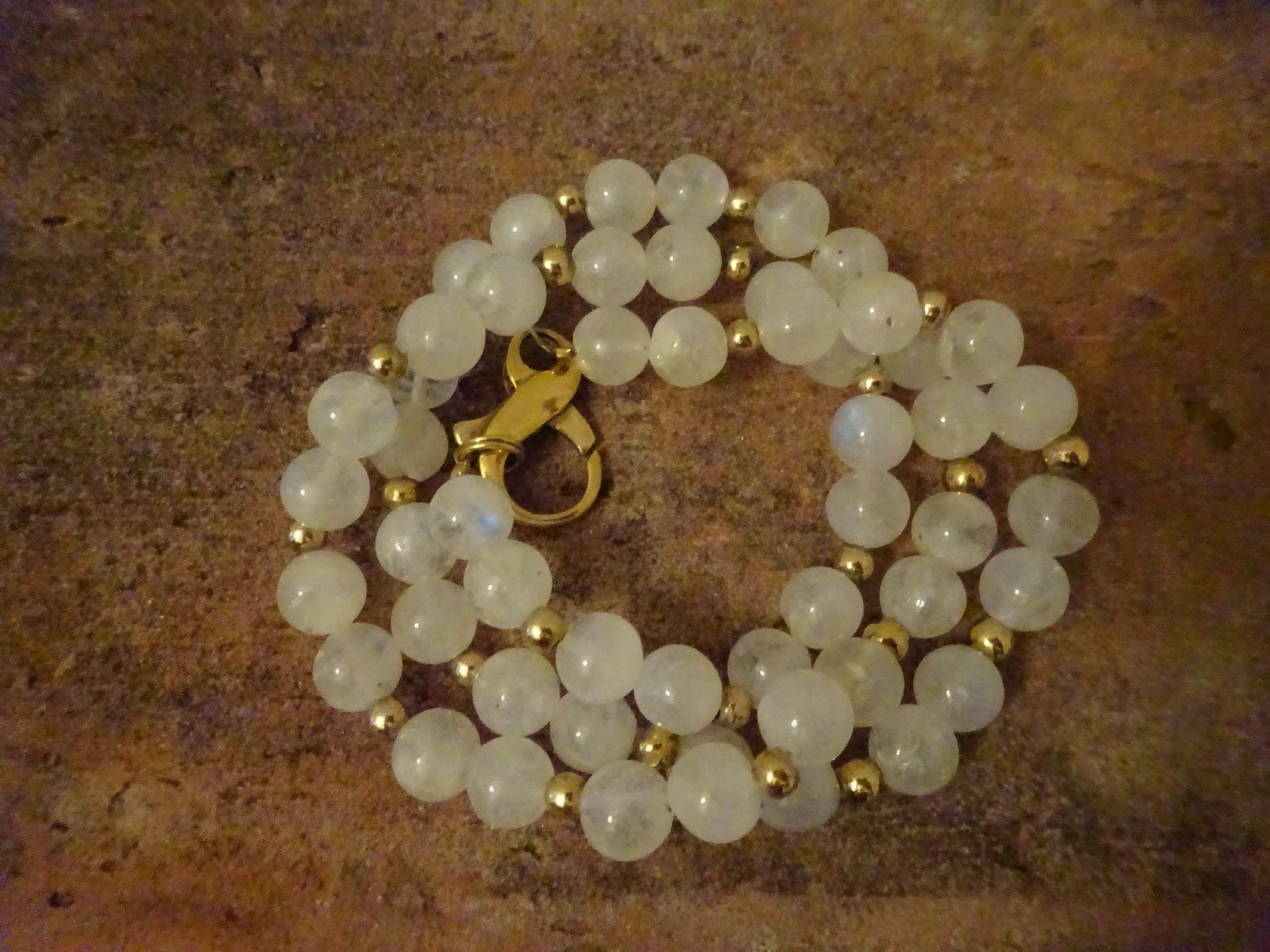 Catenine: Kette Mondstein / 925 Silber vg. – Usato da Esslingen venduto da FetteSchnecke 3